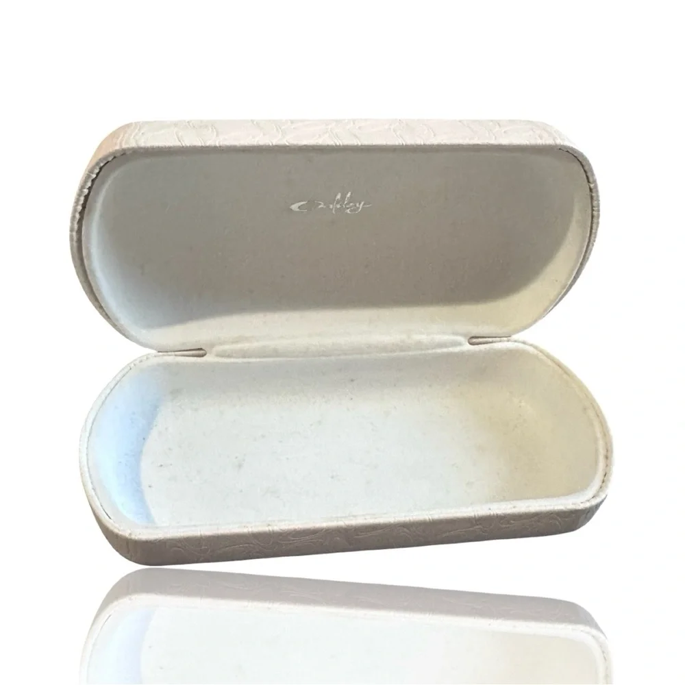Oakley Cream Color Hardshell Glasses Case